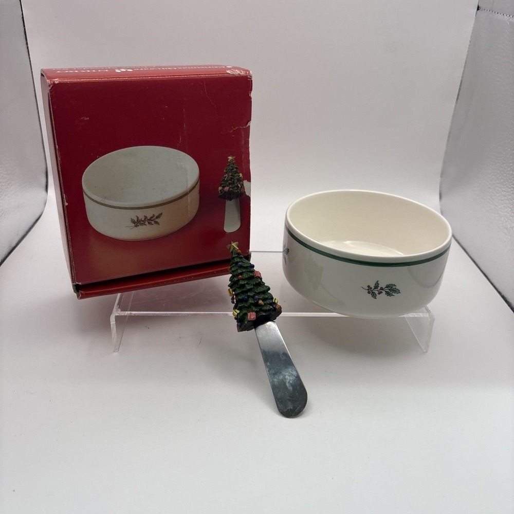Christmas Giftware~Nikko~Cheese Spreader Set~Made in Japan~IOB